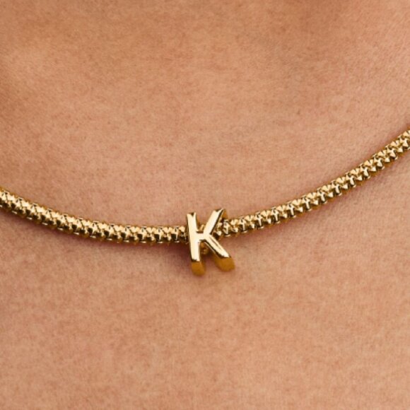 Pandora Letter K Alphabet Mini Charm|Pendant - Picture 2 of 2
